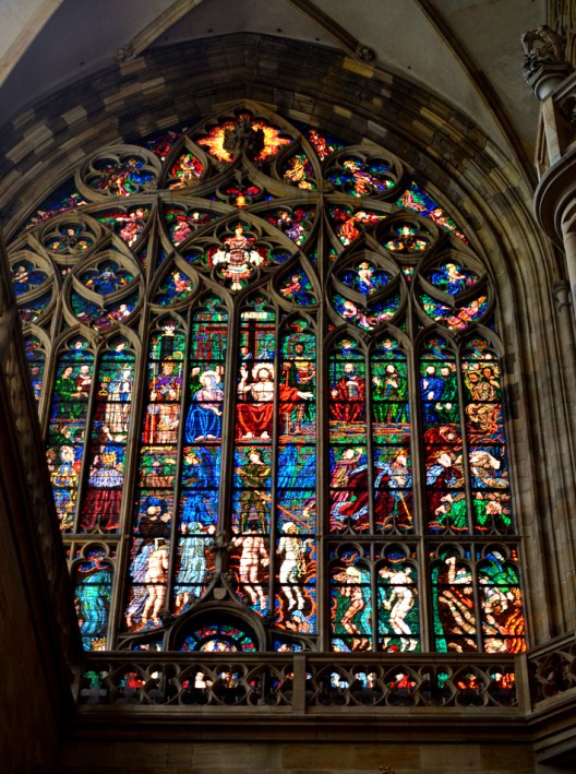 A panorama of stained glass